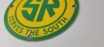 Vintage Southern Railway Sign – Train Rail Porcelain Ticket Station Gas Sign - Image 10