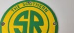 Vintage Southern Railway Sign – Train Rail Porcelain Ticket Station Gas Sign - Image 3