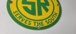 Vintage Southern Railway Sign – Train Rail Porcelain Ticket Station Gas Sign - Image 7