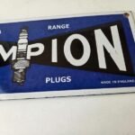 Vintage Spark Plugs Sign – Automotive Garage Shop Gas Pump Plate Sign - Image 4