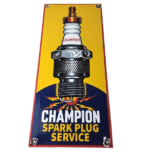 Vintage Spark Plugs Sign – Automotive Garage Shop Mechanic Gas Pump Plate Sign