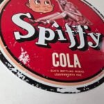 Vintage Spiffy Cola Porcelain Sign – Shop Soda Advertising Gas Pump Service Sign - Image 11