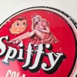 Vintage Spiffy Cola Porcelain Sign – Shop Soda Advertising Gas Pump Service Sign - Image 12