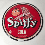 Vintage Spiffy Cola Porcelain Sign – Shop Soda Advertising Gas Pump Service Sign - Image 15