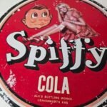 Vintage Spiffy Cola Porcelain Sign – Shop Soda Advertising Gas Pump Service Sign - Image 4