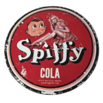 Vintage Spiffy Cola Porcelain Sign – Shop Soda Advertising Gas Pump Service Sign - Image 2