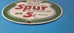 Vintage Spur Canada Dry Sign – Porcelain Drink Beverage Gas Oil Pump Plate Sign - Image 11