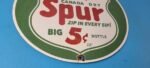 Vintage Spur Canada Dry Sign – Porcelain Drink Beverage Gas Oil Pump Plate Sign - Image 7