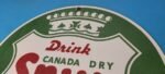 Vintage Spur Canada Dry Sign – Porcelain Drink Beverage Gas Oil Pump Plate Sign - Image 8