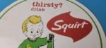 Vintage Squirt Soda Boy Sign – Gas Pump Wall Service Sales Porcelain Sign - Image 13