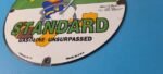 Vintage Standard Gasoline Sign – Gas Oil Pump Plate Porcelain Walt Disney Sign - Image 10