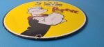 Vintage Star Tobacco Cigarette Sign – Porcelain Popeye Gas Pump Plate Sign - Image 11