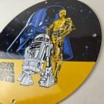 Vintage Star Wars Sign – Darth Vader Advertisement Movie Gas Pump Porcelain Sign - Image 13