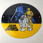 Vintage Star Wars Sign – Darth Vader Advertisement Movie Gas Pump Porcelain Sign - Image 15