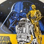 Vintage Star Wars Sign – Darth Vader Advertisement Movie Gas Pump Porcelain Sign - Image 3