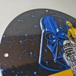 Vintage Star Wars Sign – Darth Vader Advertisement Movie Gas Pump Porcelain Sign - Image 5