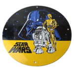 Vintage Star Wars Sign – Darth Vader Advertisement Movie Gas Pump Porcelain Sign