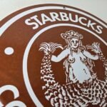 Vintage Starbucks Sign – Coffee Tea Spices Porcelain Beverage Gas Pump Sign - Image 5