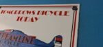 Vintage Streamline Aircraft Sign – Aviation Hangar Gas Pump Porcelain Sign - Image 8
