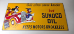 Vintage Sunoco Motor Oils Sign – Disney Dealership Gas Pump Porcelain Sign - Image 15
