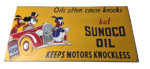 Vintage Sunoco Motor Oils Sign – Disney Dealership Gas Pump Porcelain Sign - Image 2