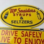 Vintage Syrups and Seltzers License Plate Topper – Sign Ad on Automobile Topper - Image 3