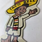 Vintage Taco Bell Sign – Fast Food Diner Gas Pump Porcelain Sign - Image 13