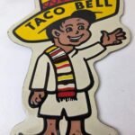 Vintage Taco Bell Sign – Fast Food Diner Gas Pump Porcelain Sign - Image 4