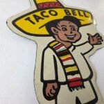 Vintage Taco Bell Sign – Fast Food Diner Gas Pump Porcelain Sign - Image 6