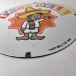 Vintage Taco Bell Sign – Porcelain Restaurant Fast Food Diner Gas Pump Sign - Image 10