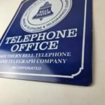 Vintage Telephone Sign – Bell System Gas Pump Porcelain Phone Booth Sign - Image 14