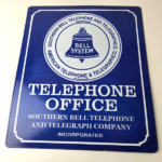 Vintage Telephone Sign – Bell System Gas Pump Porcelain Phone Booth Sign - Image 15