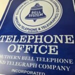 Vintage Telephone Sign – Bell System Gas Pump Porcelain Phone Booth Sign - Image 4