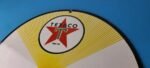 Vintage Texaco Gasoline Sign – 12" Fuel Chief 1 Gas Pump Plate Porcelain Sign - Image 8