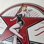 Vintage Texaco Gasoline Sign – Gas Service Station Pump Porcelain Sign - Image 12