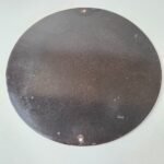 Vintage Texaco Gasoline Sign – Lets Check Gas Attendants Porcelain Pump Sign - Image 7