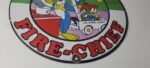 Vintage Texaco Gasoline Sign – Porcelain Woody Fire Chief Gas Station Pump Sign - Image 8