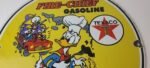 Vintage Texaco Sign – Fan Favorite Cartoon Gasoline Gas Pump Porcelain Sign - Image 4