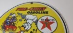 Vintage Texaco Sign – Fan Favorite Cartoon Gasoline Gas Pump Porcelain Sign - Image 9