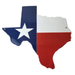 Vintage Texas Flag Sign – USA Gas Service Station Pump Plate Porcelain Sign