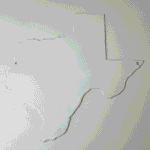 Vintage Texas Shaped Sign – USA Humble Gas Service Station Pump Porcelain Sign - Image 5