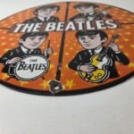 Vintage The Beatles Sign – Rock Band Guitar Album English Gas Porcelain Sign - Image 14