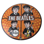 Vintage The Beatles Sign – Rock Band Guitar Album English Gas Porcelain Sign