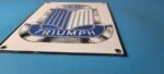 Vintage Triumph Automobiles Sign – Gas Service Dealer Pump Porcelain Sign - Image 11