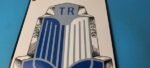 Vintage Triumph Automobiles Sign – Gas Service Dealer Pump Porcelain Sign - Image 13