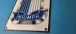 Vintage Triumph Automobiles Sign – Gas Service Dealer Pump Porcelain Sign - Image 10