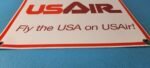Vintage US Air Airlines Sign – Aviation Airplane USA Gas Pump Porcelain Sign - Image 12