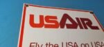 Vintage US Air Airlines Sign – Aviation Airplane USA Gas Pump Porcelain Sign - Image 6