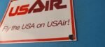 Vintage US Air Airlines Sign – Aviation Airplane USA Gas Pump Porcelain Sign - Image 10