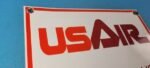 Vintage US Air Airlines Sign – Aviation Airplane USA Gas Pump Porcelain Sign - Image 5